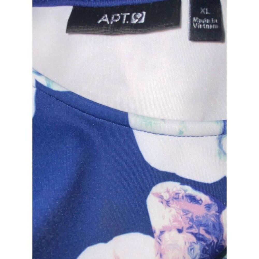Apt 9 Dress Women Size XL Sleeveless A-line Floral Cottagecore # - Picture 2 of 5